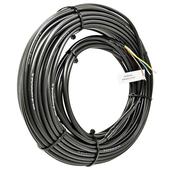 Нагрівальний кабель для теплої підлоги Extherm ETC-ECO 20 Вт / 5 мм / Німеччина