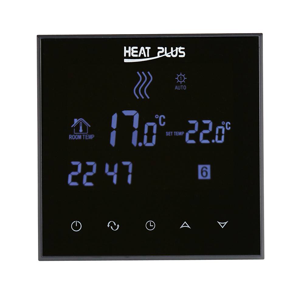 Програмований терморегулятор Heat Plus BHT-800GB Чорний